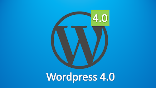 Ya tenemos a WordPress 4.0!