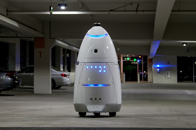 el Robot de Uber para vigilar sus parking